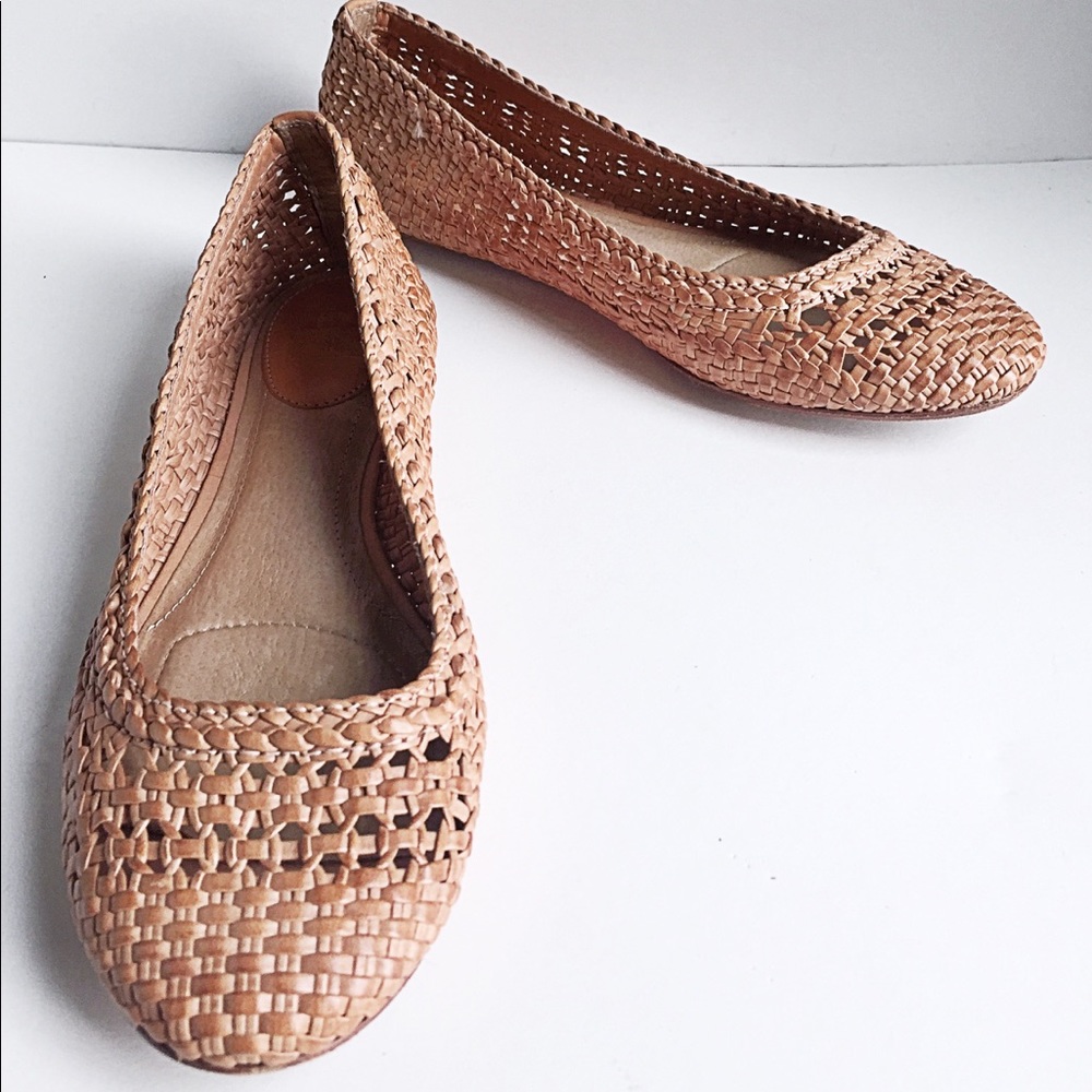 Frye Emma Woven Ballet Flats, size 7.5